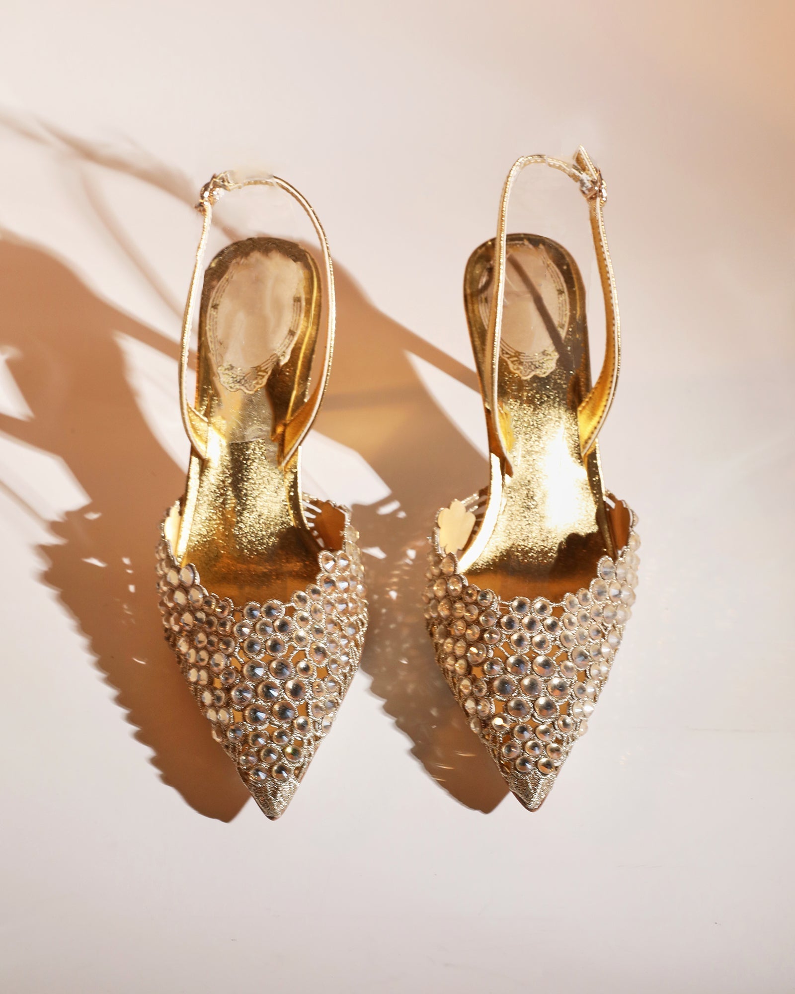 Carolina Rhinestone Slingback Pumps