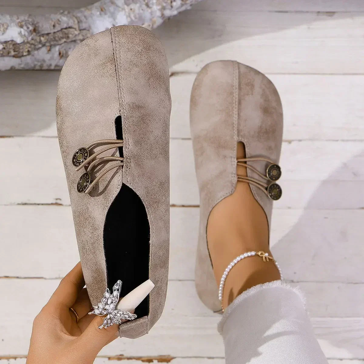 Jaimy | Suede Loafers