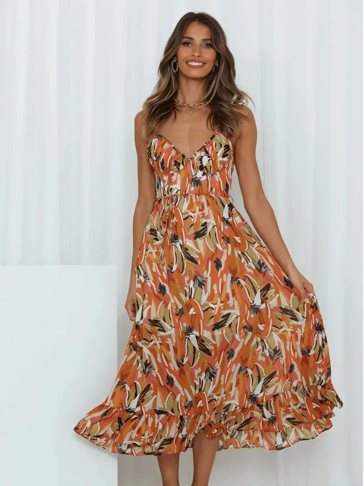 Kristy - Chic Midi Dress