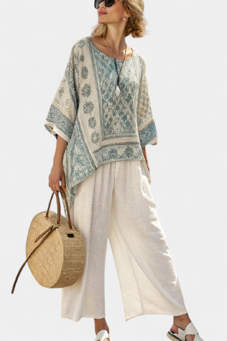 Elodie | Mediterranean Linen Set