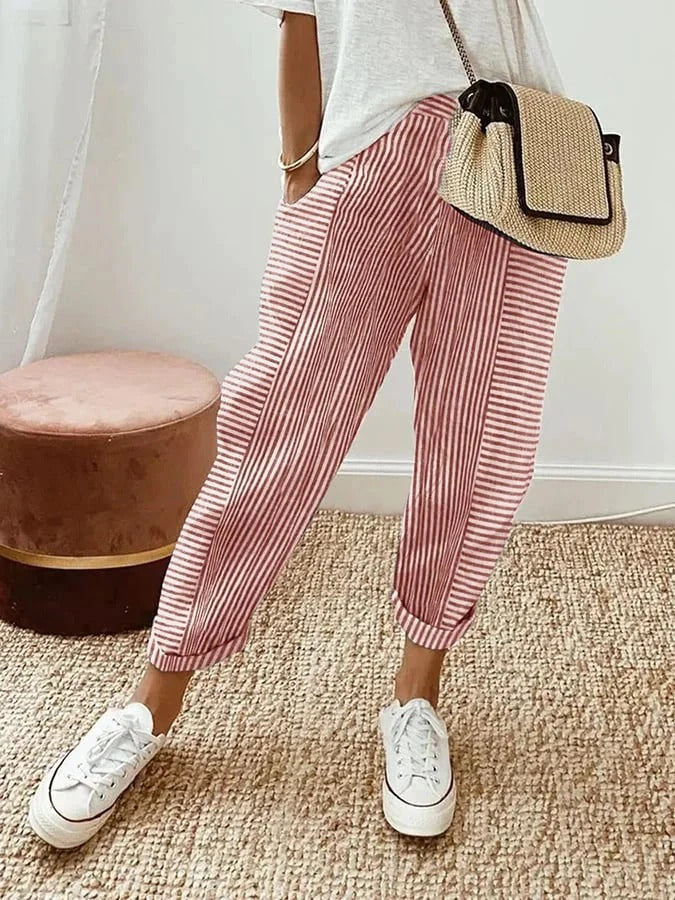 AMYNELLE – LIGHT FLATTERING PANTS Beach
