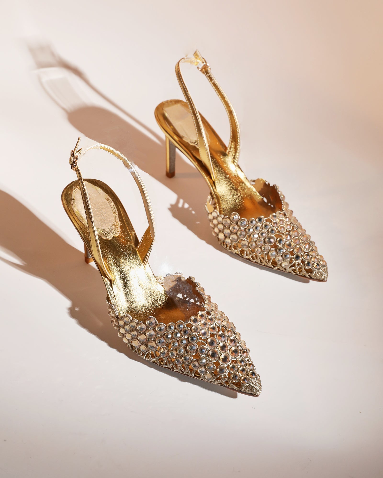 Carolina Rhinestone Slingback Pumps
