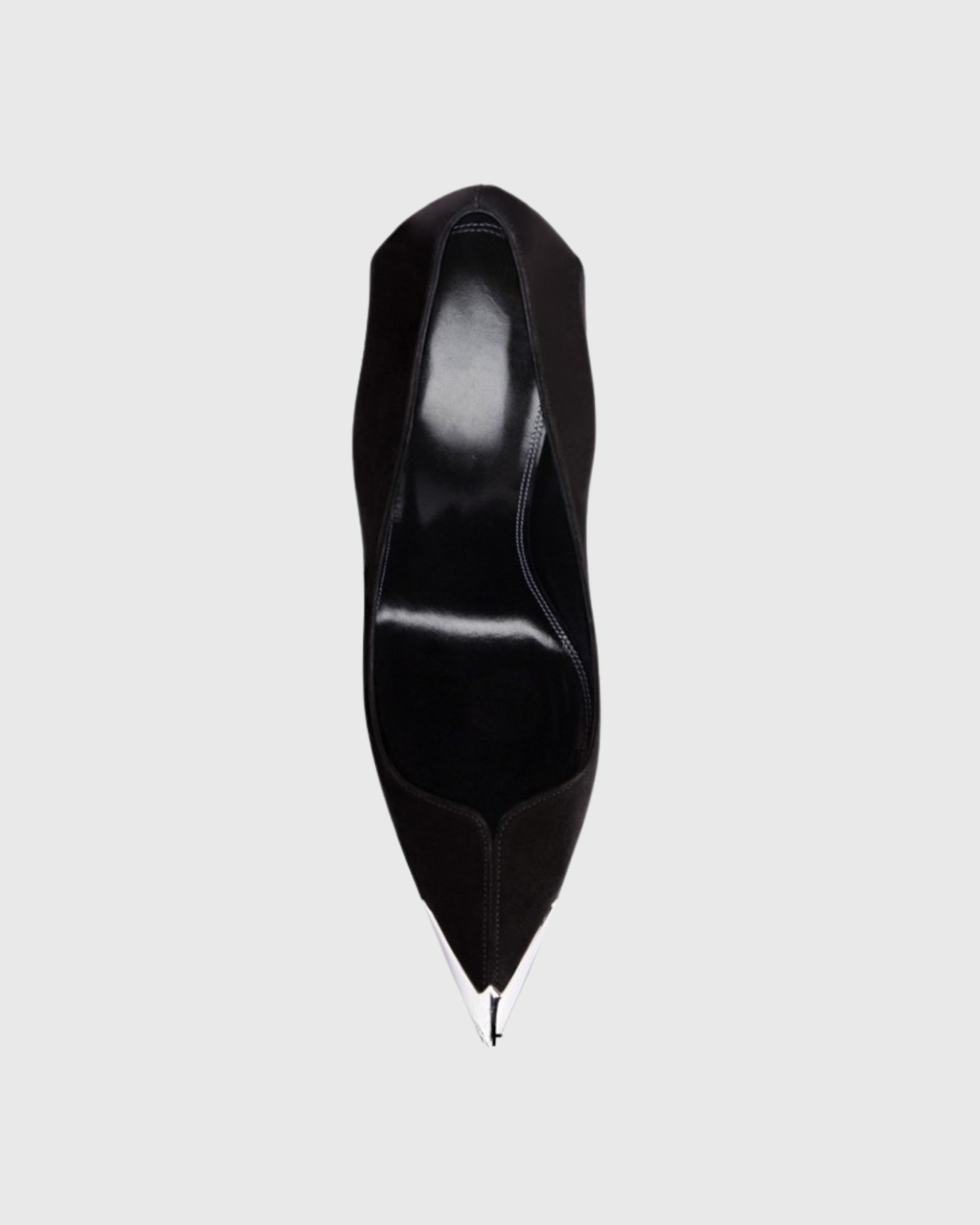 Lilith Metal Toe Velvet  Pumps