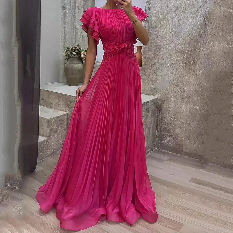 Emma™ | Pleated Evening Dress